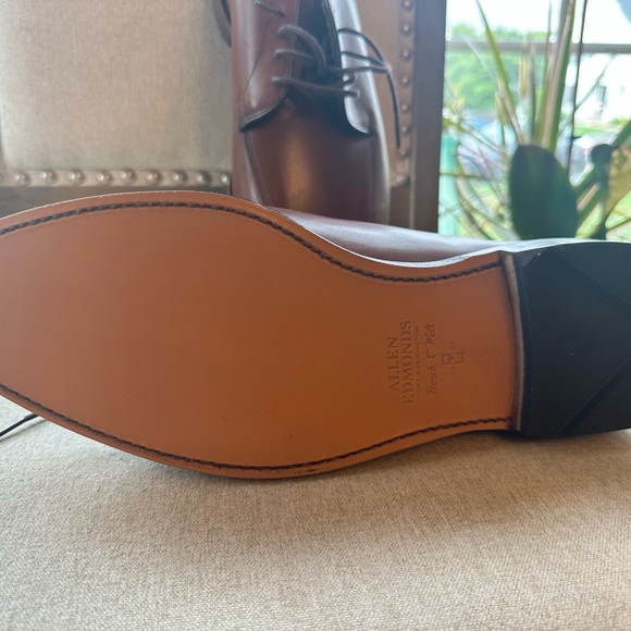 Allen Edmonds Mens Delray Lace up Dress Shoe 13 3E RARE SHOE AND SIZE - Picture 6 of 8